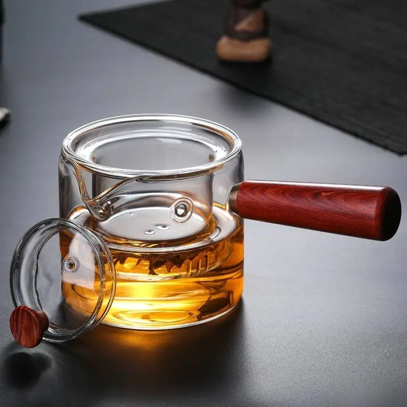 

450ml Boiling Teapot Heat-resistant Japanese Glass Teapot Drinkware Coffee and Tea Sets Kettle Glass Tea Pot for Puer