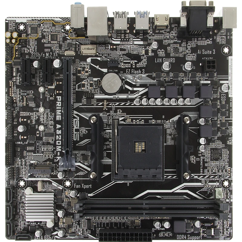 Материнская плата ASUS PRIME A320M K|Материнские платы| |