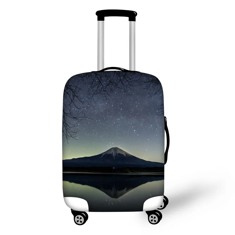 QE202 FORUDESIGNS, Ретро эластичный багажный Защитный пылезащитный чехол, карта, буквенный принт, органайзер для путешествий, 18-28 дюймов, чехол для чемодана на колесиках - Цвет: QE202