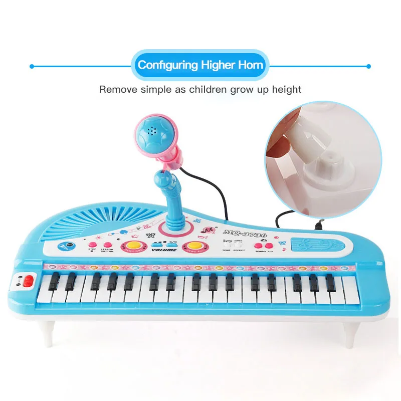 Детский Электронный орган 37 клавиш электрическое пианино музыкальная