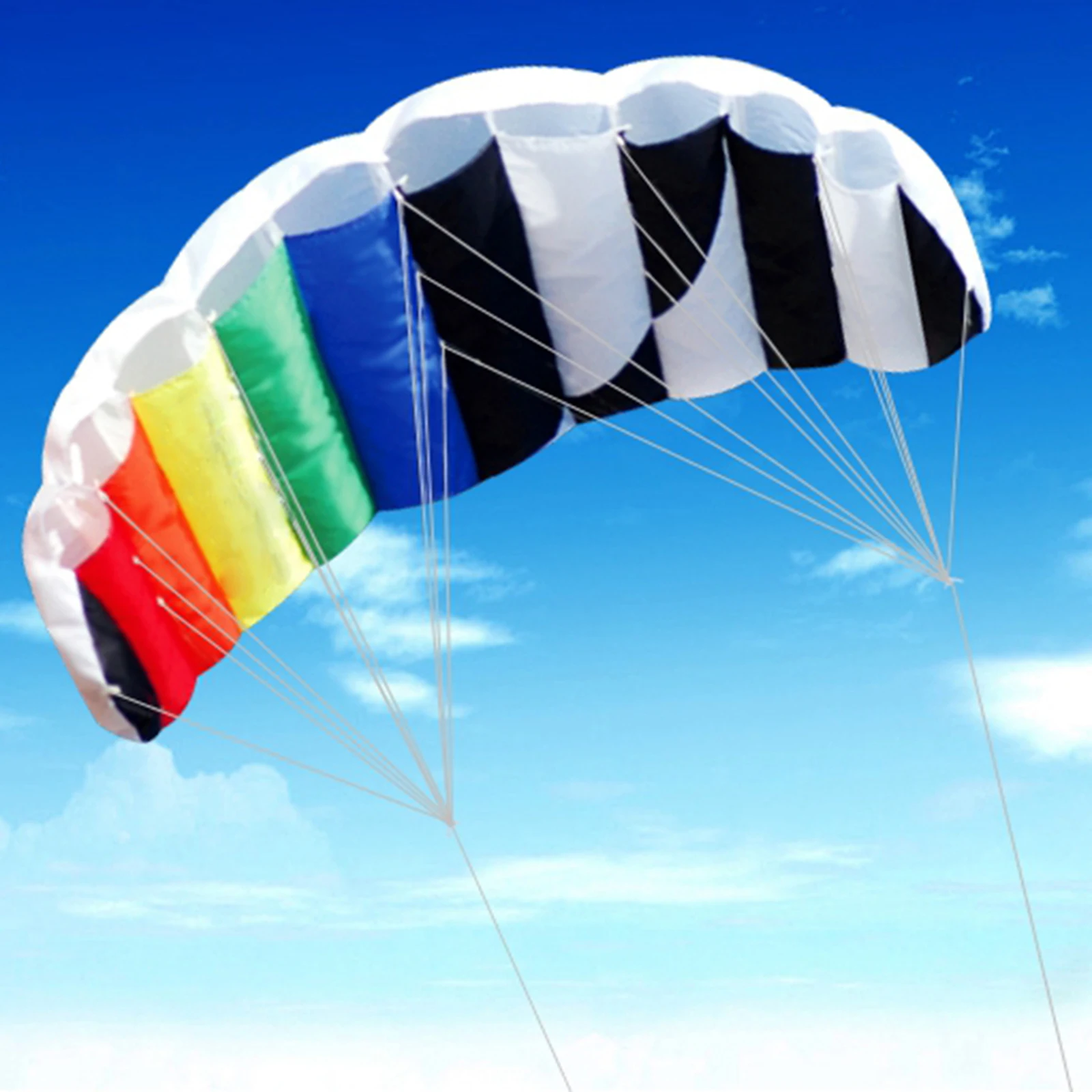 

Durable Stunt Power Kite Surfing Dual-Line Parafoil Coast Parachute Kites