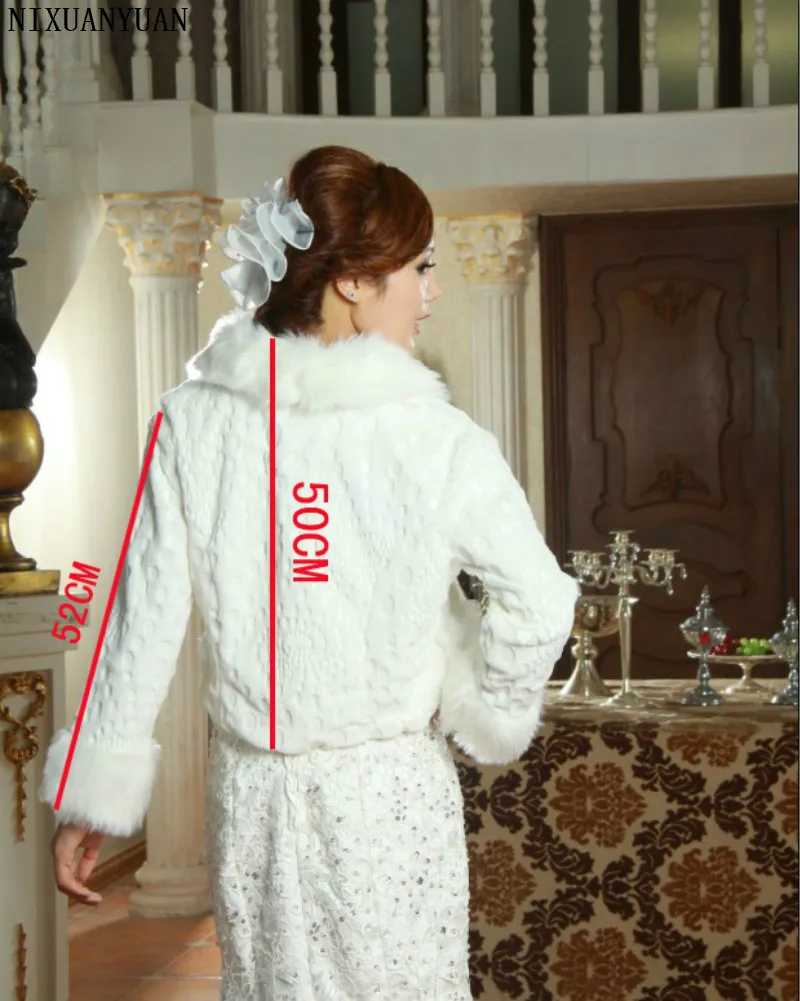 Свадебная шаль цвета слоновой кости свадебные аксессуары искусственный мех зимнее пальто для свадьбы накидка на плечи болеро, свадебные аксессуары