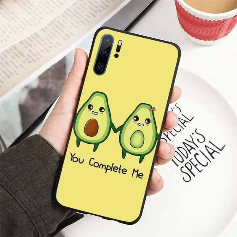 

Avocado cute cartoon Phone Case For Huawei P20 P30 P40 lite Pro P Smart 2019