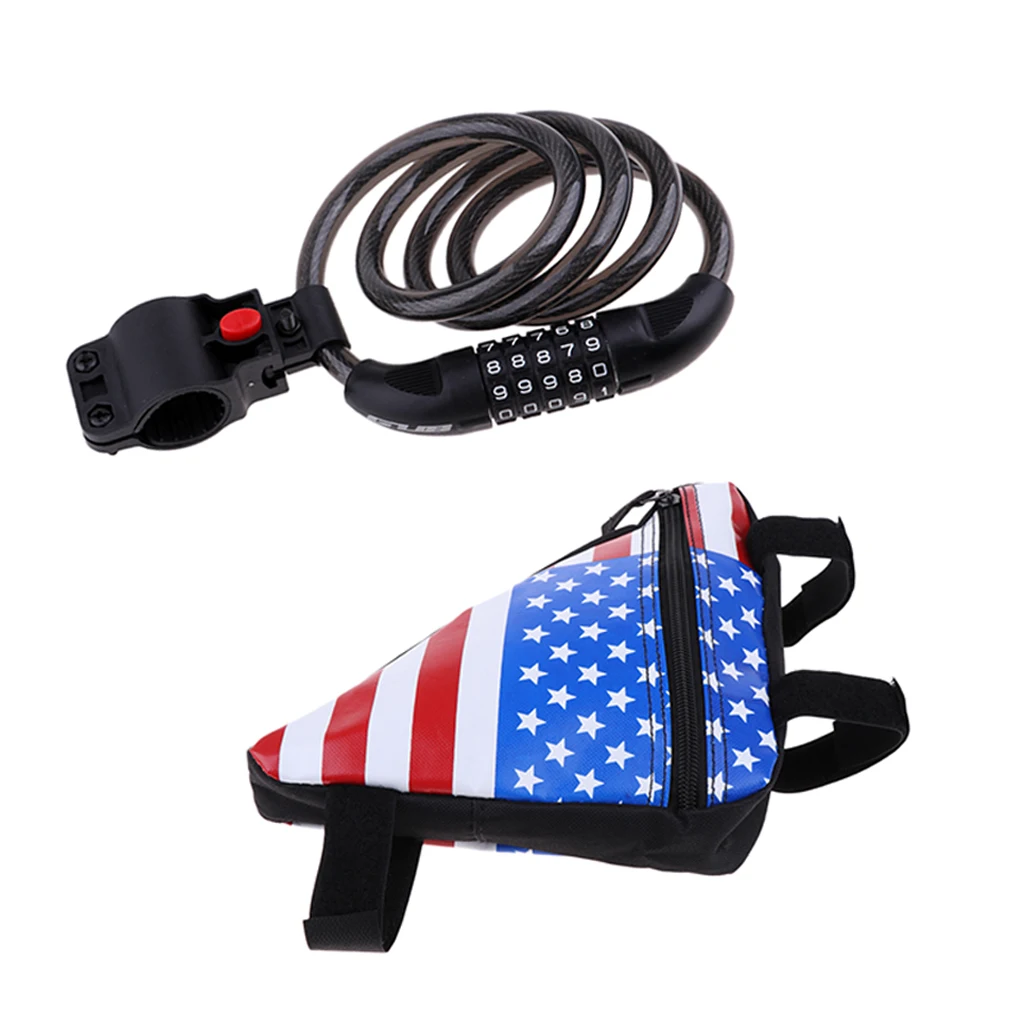 1 2 м велосипедный замок 5 цифр безопасности сбрасываемый Комбинации свертываясь