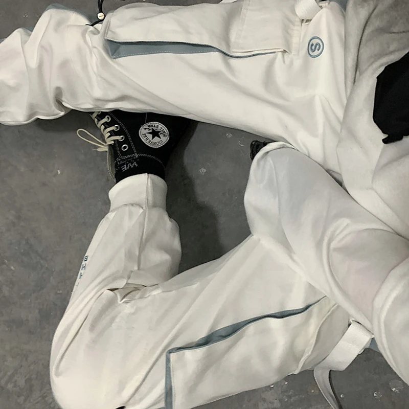 2020 новые брюки-карго женские свободные уличные брюки с высокой талией мешковатые