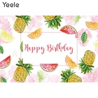 Фон Yeele для фотосъемки с изображением летнего дня рождения, реквизит для декора фруктов, вечевечерние НКИ в честь рождения ребенка, фон для фотосъемки в фотостудии