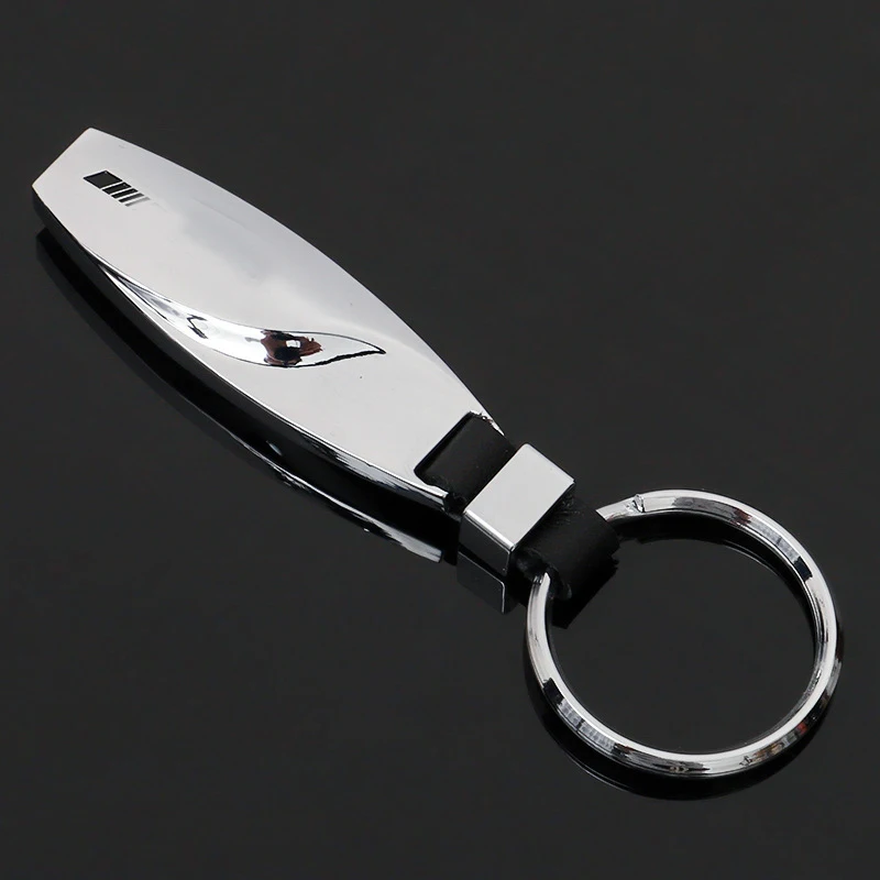 

Genuine Leather Keychain For Mercedes Benz AMG car badge3D Key Ring Decoration Lanyard Key Chain Accessories Keyring with Logo