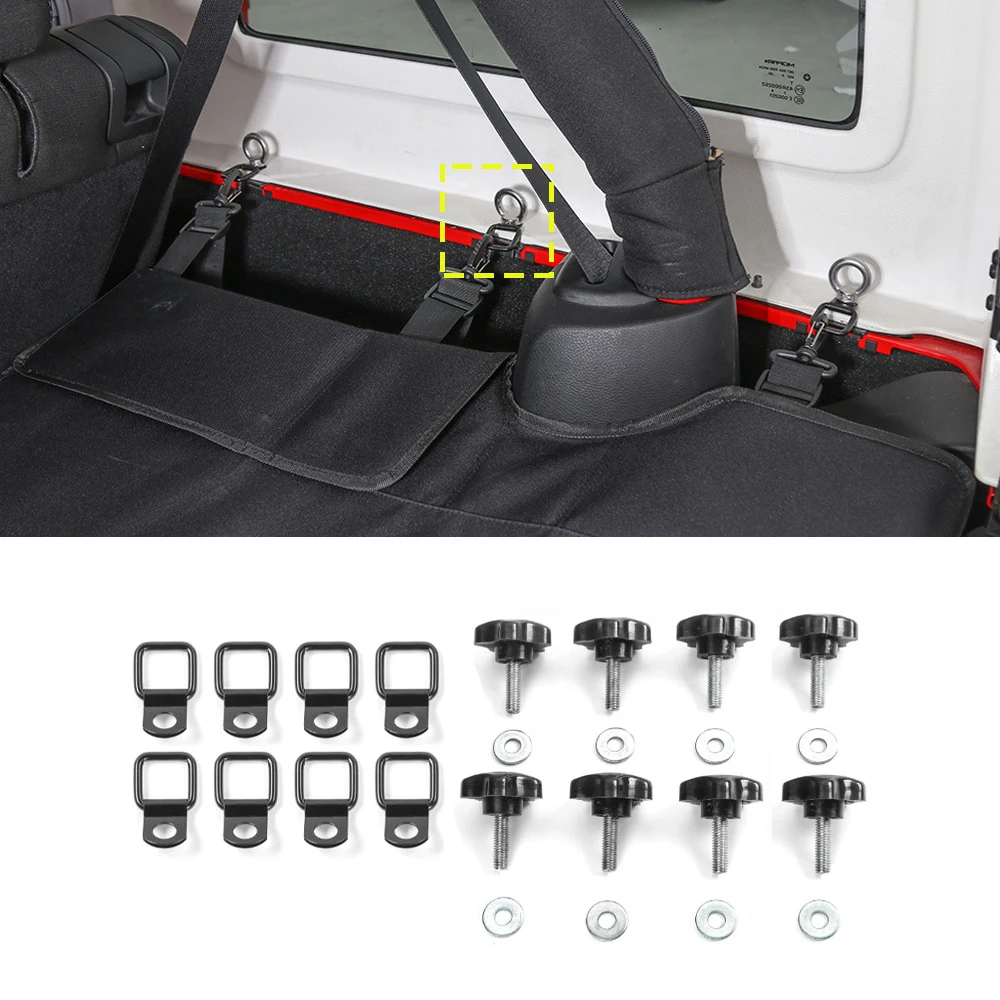 Седана винтов гайка с выдвижной комплект пряжки галстук вниз D кольца в виде