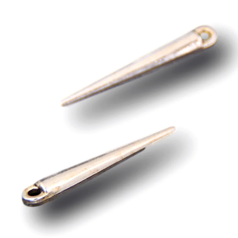 10 шт серебристого цвета Металлические Шпильки Шипы подвески для ювелирных