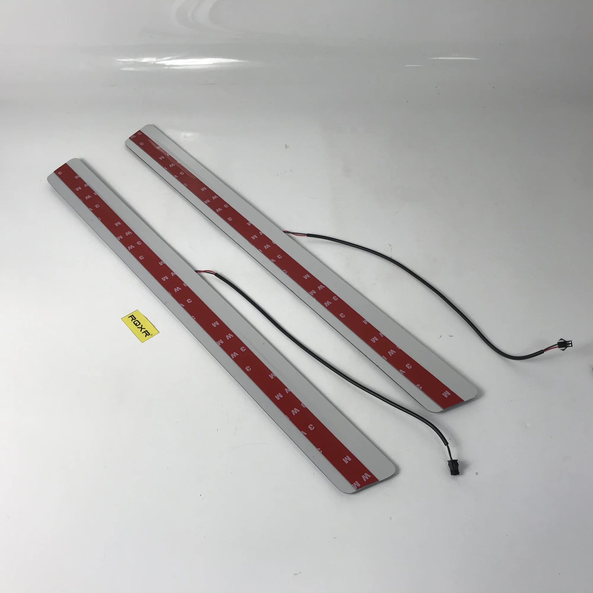 

Express delivery led door sill plate strip welcome light threshold guard protectors for Opel astra K