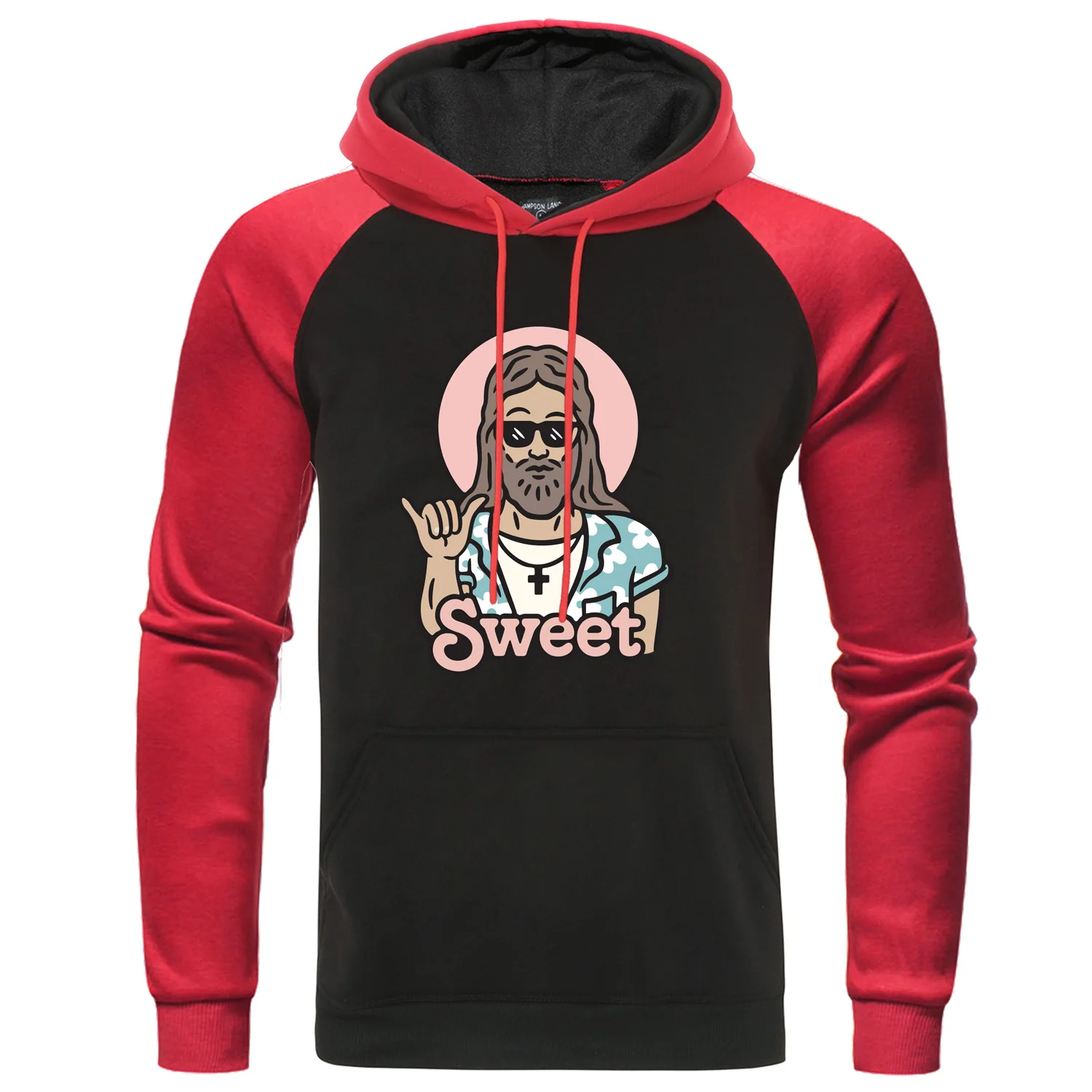 Мужской спортивный костюм с принтом Шесть жестов модный флисовый пуловер