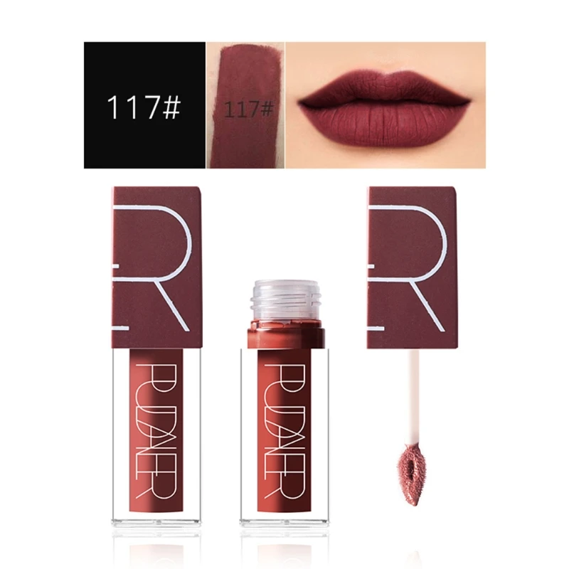 

2021 New 5Pcs Matte Moisturizing Liquid Lipstick Permanent Waterproof Tint Makeup