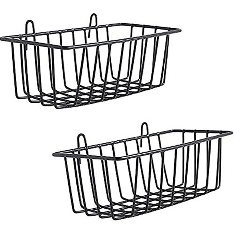

2 PCS Shelf for Design Metal Wall Grille, Shelf Design Grid Photo Wall Used for Lattice Photo Wall Wire Basket