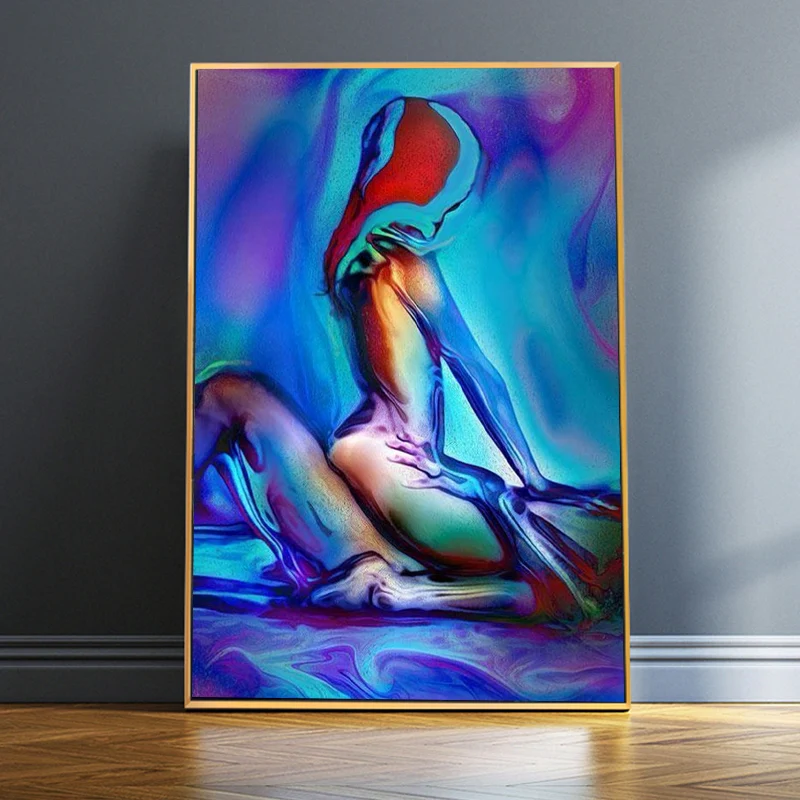 Сексуальная обнаженная Картина на холсте для мужчин и женщин художественная