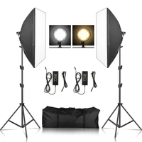 softbox light photography kit photo 2m tripiod for soft box disc light led 45w photo studio stand lighting shooting lamp video