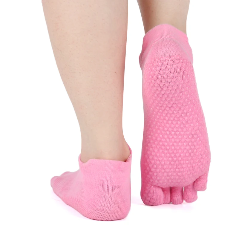 1 пара Противоскользящих носков женские спортивные носки тапочки с пятью