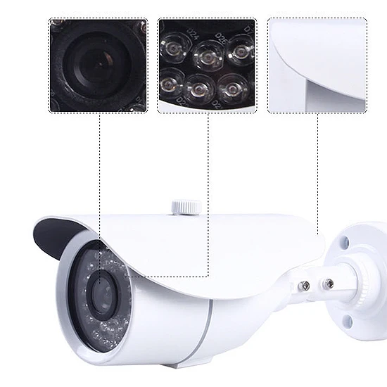 720P ИК Bullet Securiy CCTV IP камера безопасности ONVIF 2 0 3 6 мм объектив с ICR 30 м диапазон/36