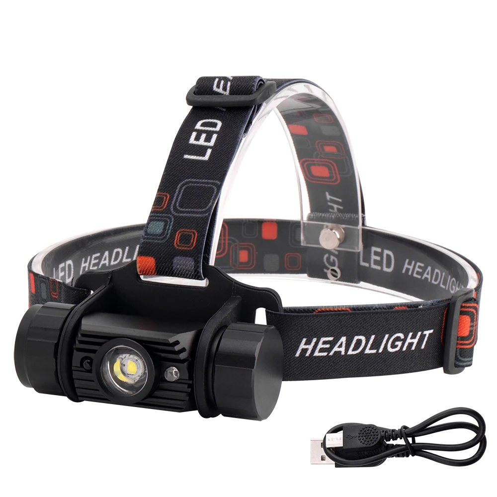BORUiT 1000LM Motion Sensor Headlamp RJ-020 LED Induction Headlight 18650 Rechargeable Head Torch Camping Hunting Flashlight