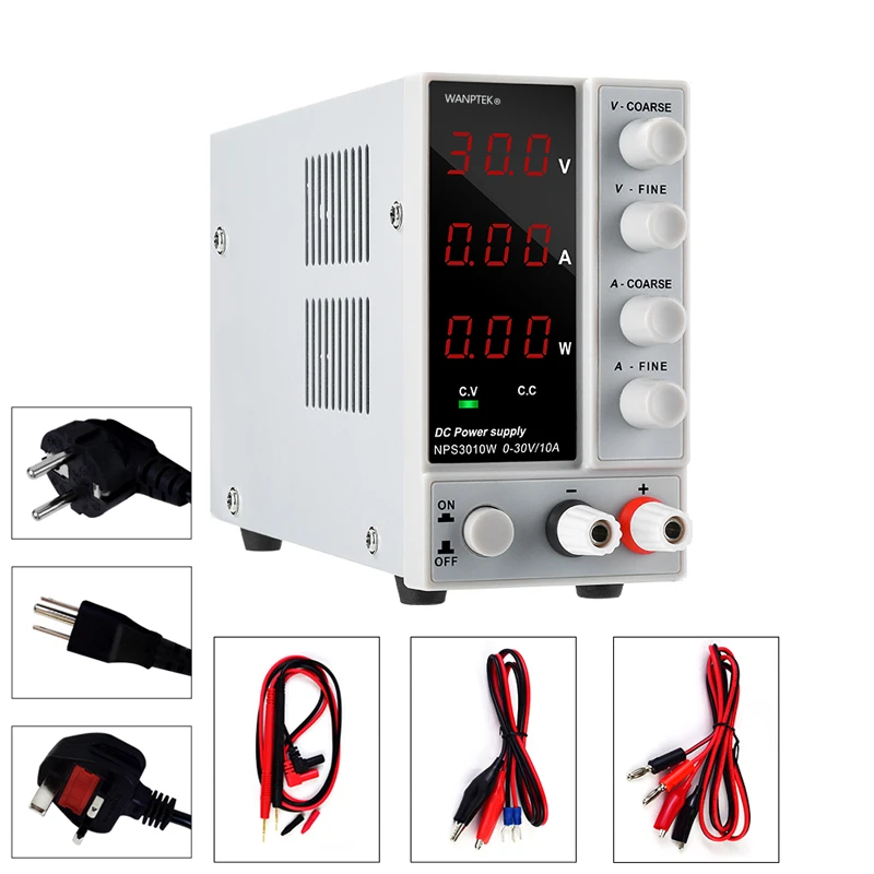 

30V 10A switching adjustable power supply laboratory digital led display variable DC regulated Bench Source Voltage stabilizer