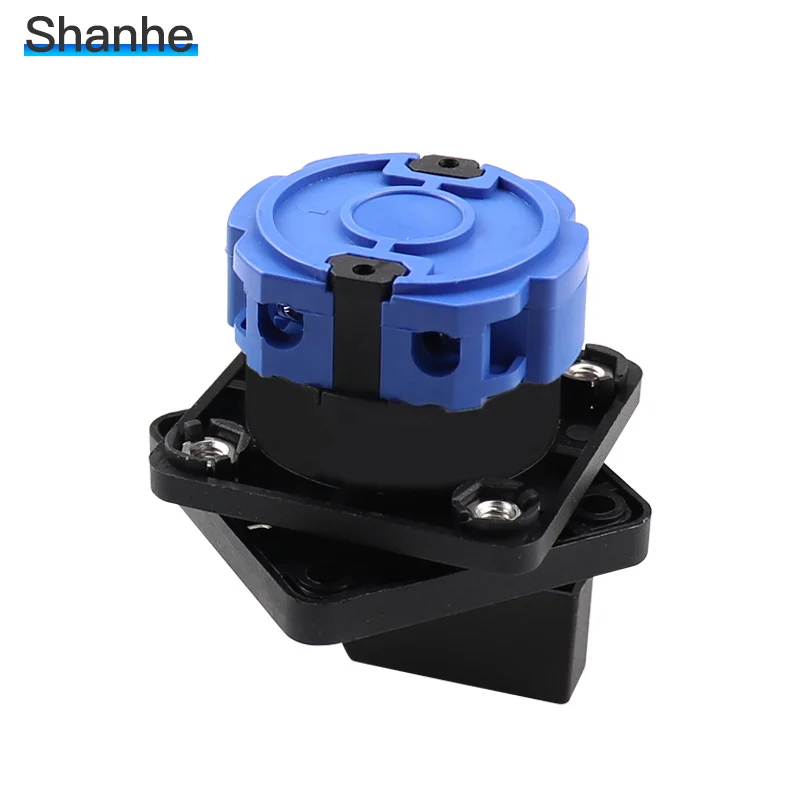 Кулачковый переключатель 3 положения 1 полюс 4 клеммы поворотный 660V 20A