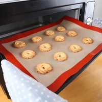 non stick silicone baking mats cookie pad rolling dough mat high temperature resistant glass fiber batters flour fondant