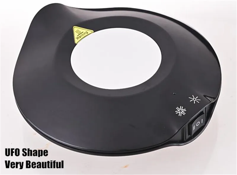 Black and USB Cable НЛО USB подставки двухстороннее охлаждение и нагревание USB Грелка и охладитель для молока, чая, кофе кружка горячие напитки чашка коврик инструменты нагреватель - Цвет: Black and USB Cable