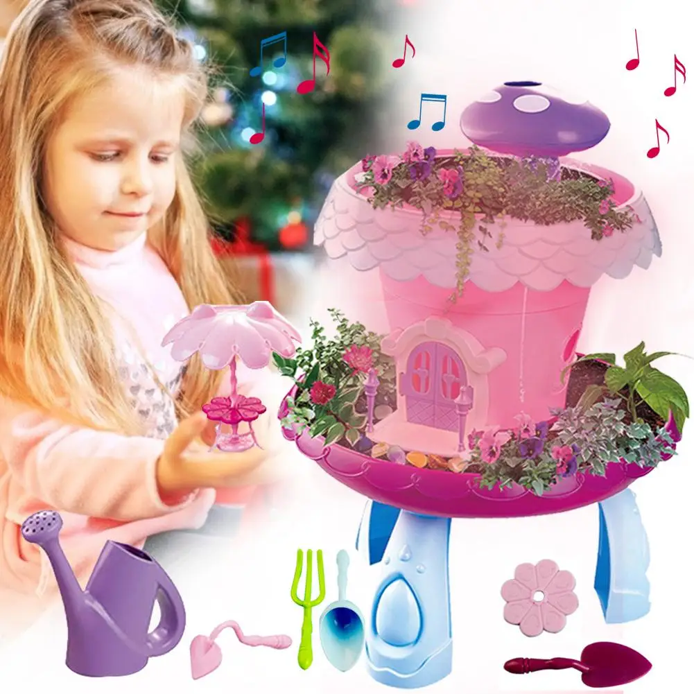 

Kids Gardening Toy Set Safe Multifunctional Pretend Play Kit Educational Toy for Children Boys Girls Supplies