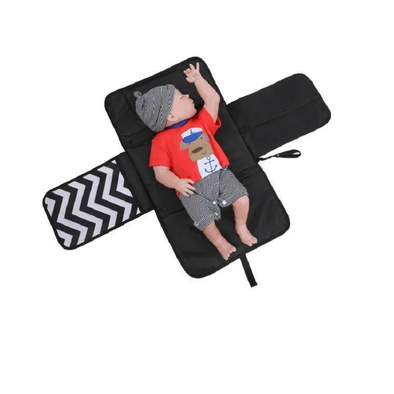 0-3Y 3 in 1 Multi Function  Waterproof  Diapers Pad for Children Travel Portable Infant Diaper Mats Folding Nappy-changing Bag