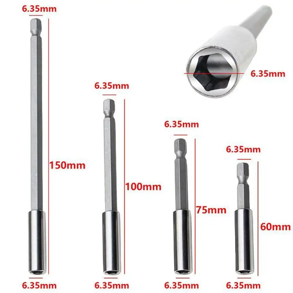 

Inner Hexagonal Socket Bit Extension Rod Bit Extension Extension Magnetic Socket Extension Rod 1/4 Bit Wind Rod