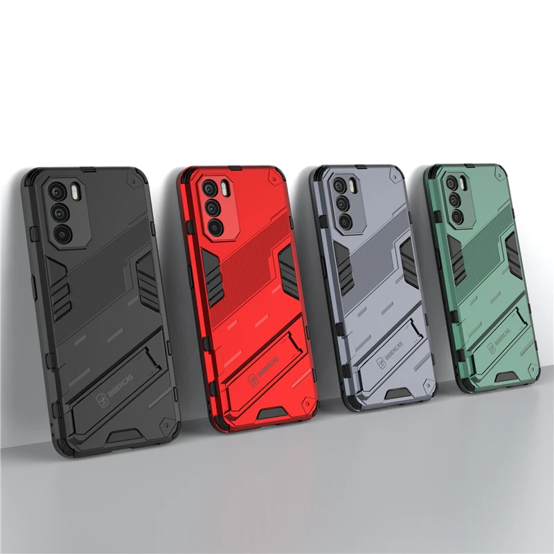 

For OPPO K9 Pro Case Cover for OPPO K9 Pro 5G Protective Cover Punk Armor Shell Kickstand Hard PC Phone Case Capa Fundas Coque