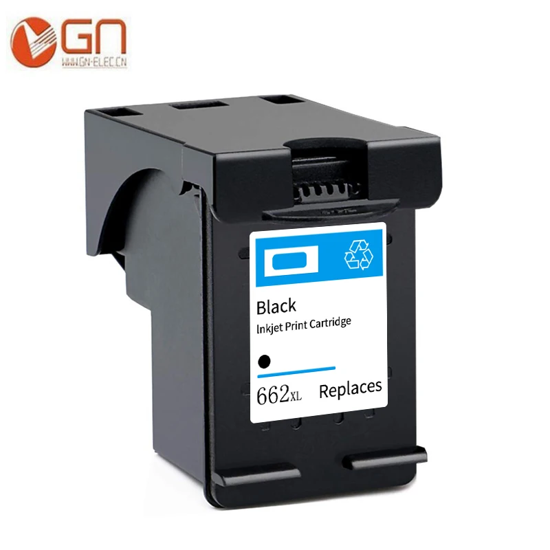 GN 662 xl совместимый картридж с чернилами для HP662 662XL с чернилами hp Deskjet 1515 1015 1018 1518 2645 3545 2648 2515 2548 3548 4518 2648 принтер - Цвет: 1bk