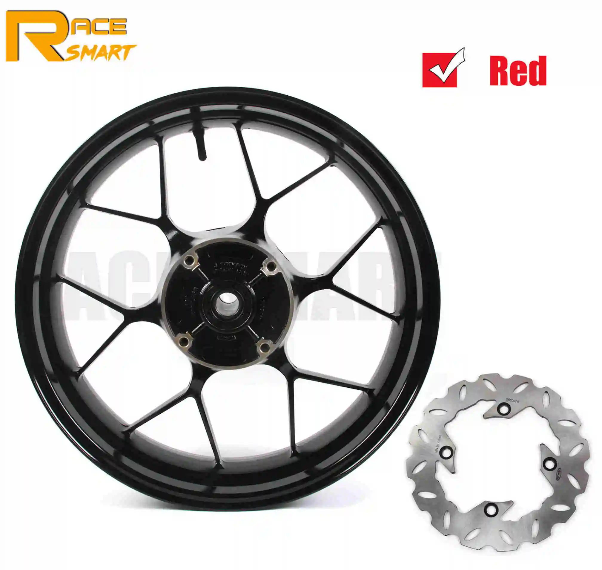 Red wheel rim Для Honda CBR600RR 2007- обода колеса мотоцикла обода заднего колеса диски мотоциклов диски CBR 600RR 2013 - Цвет: Red wheel rim