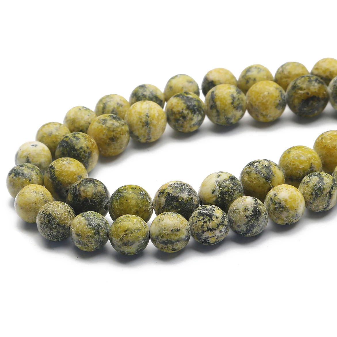 Модные и простые круглые бусины 4 размера из натуральной травы желтой сосны для