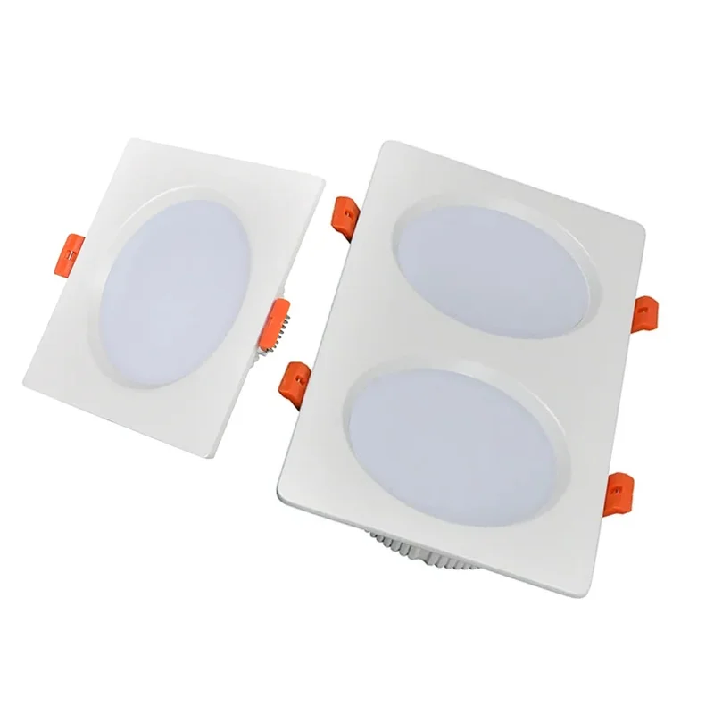 Квадратная ультра тонкий Встраиваемый светодиодный светильники 7 Вт 12 14 15 18 30 36 SMD