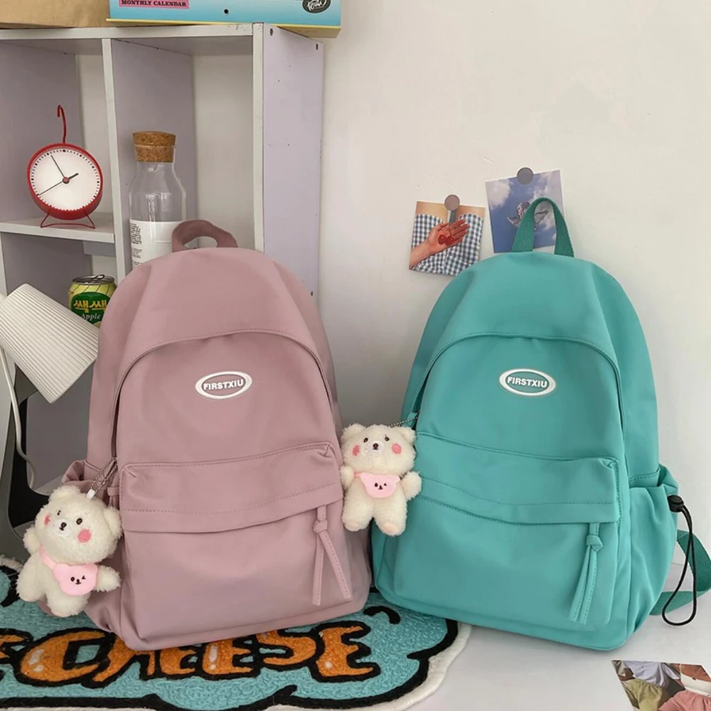 

Women Backpack Laptop Bag for Teenage Anti-Theft Travel School Bag Female Waterproof Student Nylon Bag