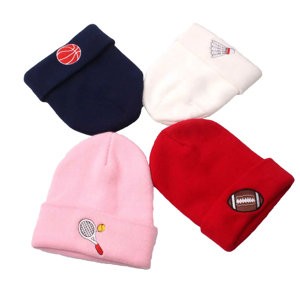 

1 Pcs Korean Square Smiling Face Wool Knitted Caps Women Men Skullcap Autumn Winter Brand Skullies Beanies Baggy Melon Cap