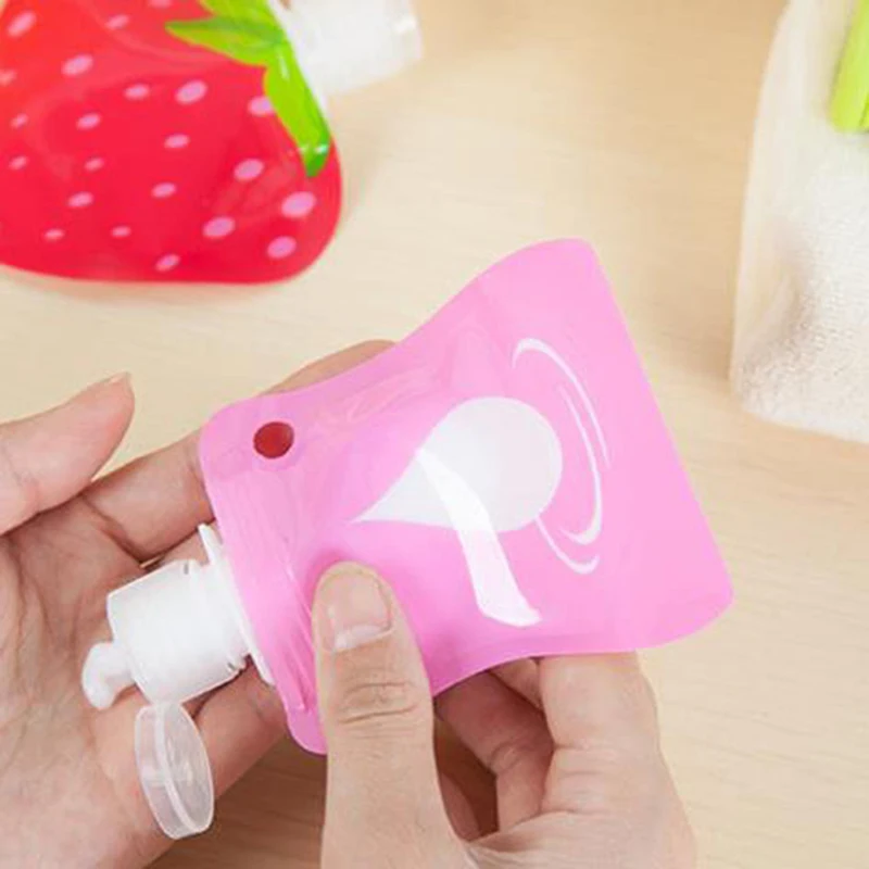 5 шт. пустые пластиковые Мягкие бутылки для лосьона|Сумки вещей| |