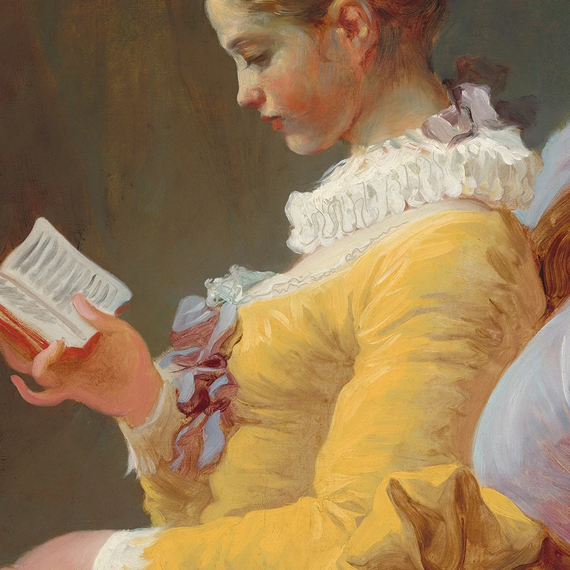 Винтажная картина маслом для девушек чтения постеры на холсте античная женщина