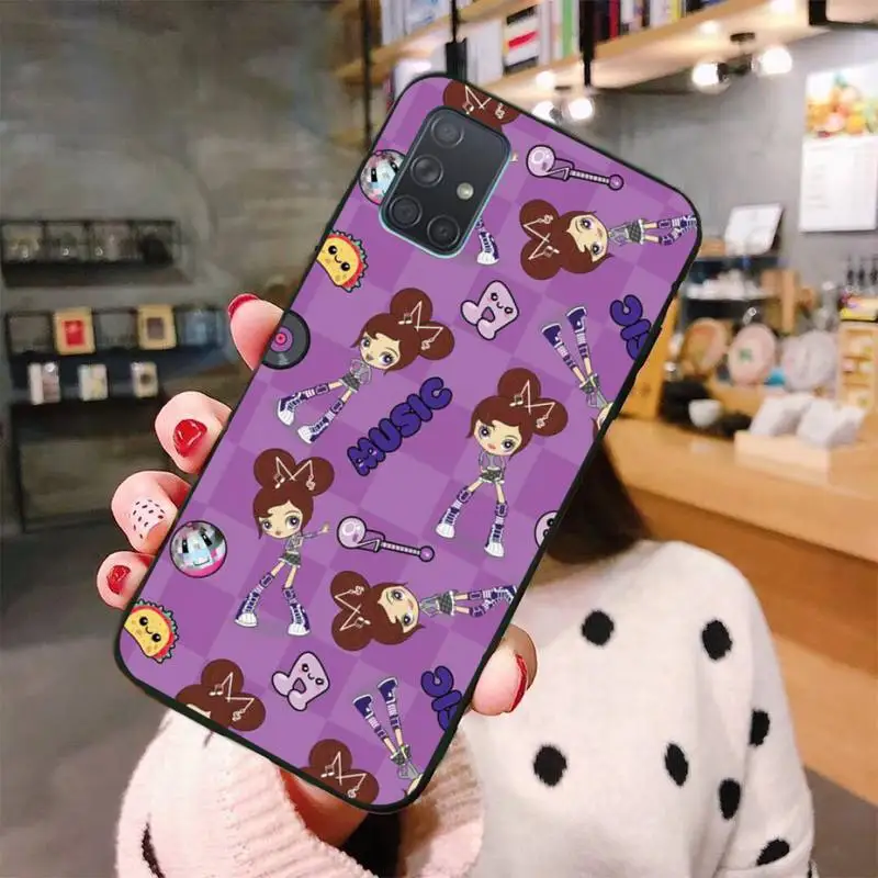 CUTEWANAN мультфильм Kuu Harajuku черный ТПУ мягкий чехол для телефона Samsung A10 A20 A30 A40 A50 A70 A80