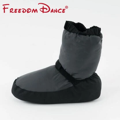 Теплые балетные ботинки унисекс теплые для танцев защита стопы домашняя обувь