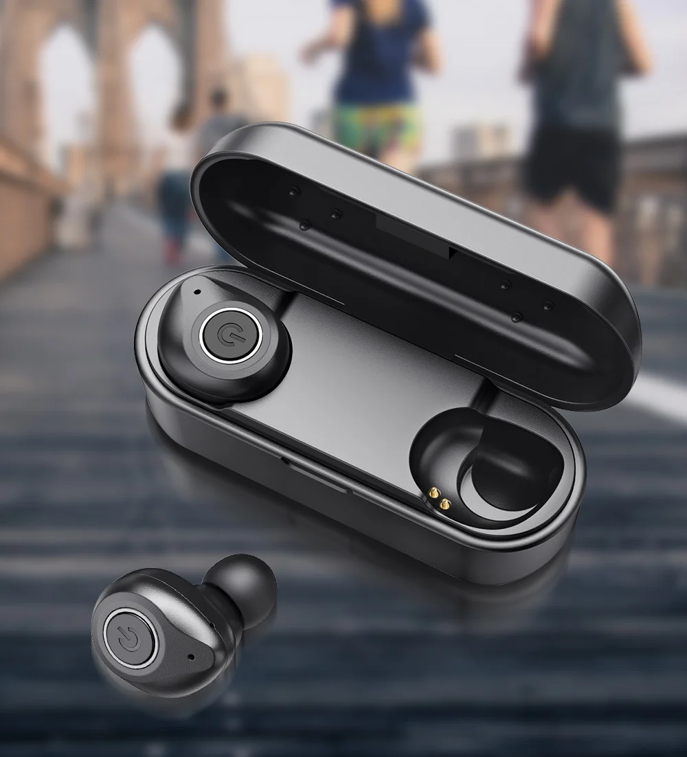 TWS Bluetooth 5,0, Bluetooth наушники, беспроводные наушники, настоящая Беспроводная стерео гарнитура, 3D HIFI спортивные наушники для телефона с микрофоном