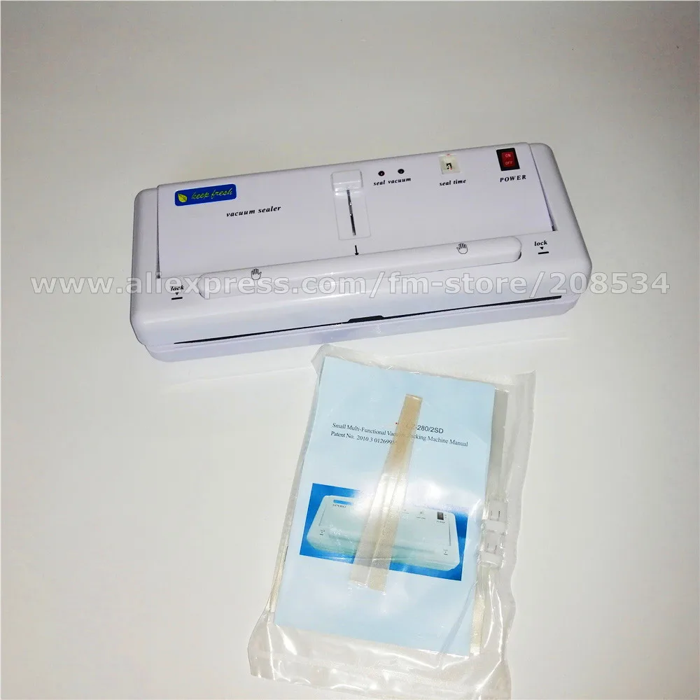 tv home electric vacuum heat sealing machine household food packing sealers kitchen appliances food saver quick wear part free global shipping