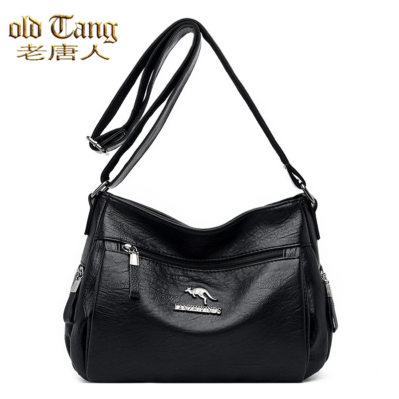 

Сумка женская через плечо, из искусственной кожи, на молнии, 2020