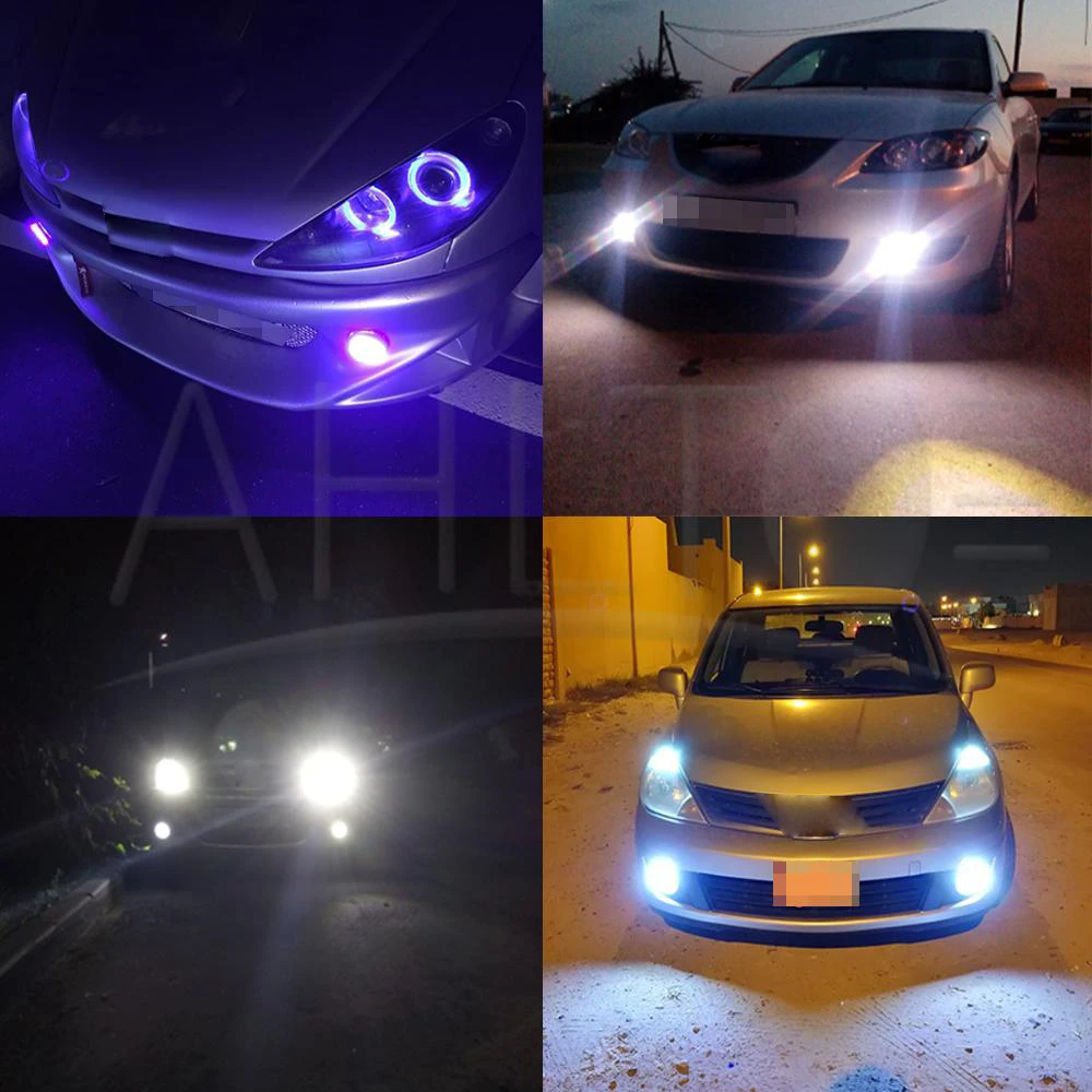 2 шт. DRL противотуманный светильник s автомобиль COB Led Ангельские Глазки 64 мм 76 89