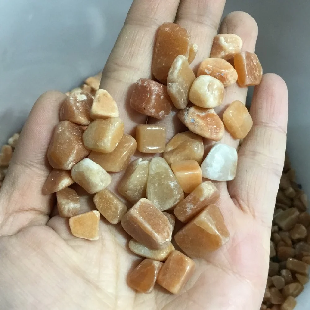 

Natural Crystal Gravel Polished Red Aventurine Tumbled Stone For Home Decorate