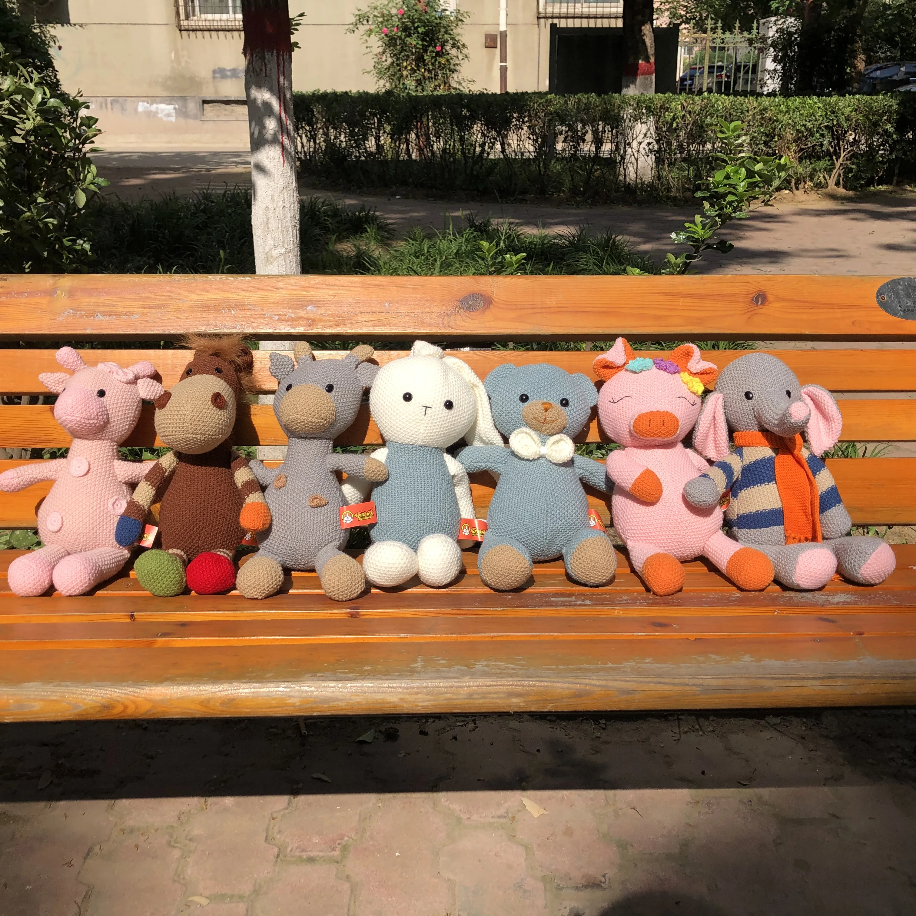 С мультяшными рисунками ручной работы трикотажная одежда Ручное шитье плюшевых