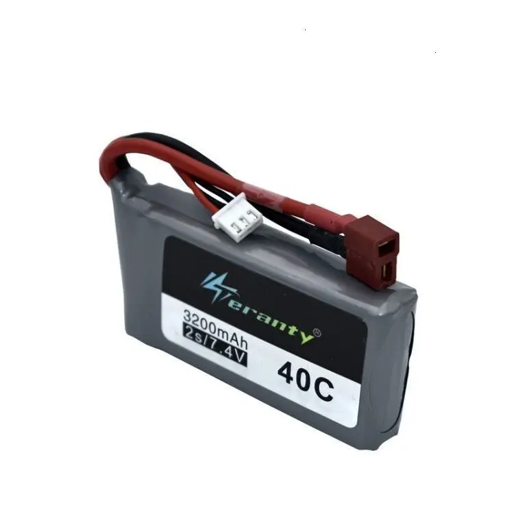 Обновление 3200mah для Wltoys 12428 12423 RC четырехколесный внедорожный автомобиль 2s 7,4 v Lipo аккумулятор Feiyue 03 Q39 RC Запчасти для гоночных автомобилей