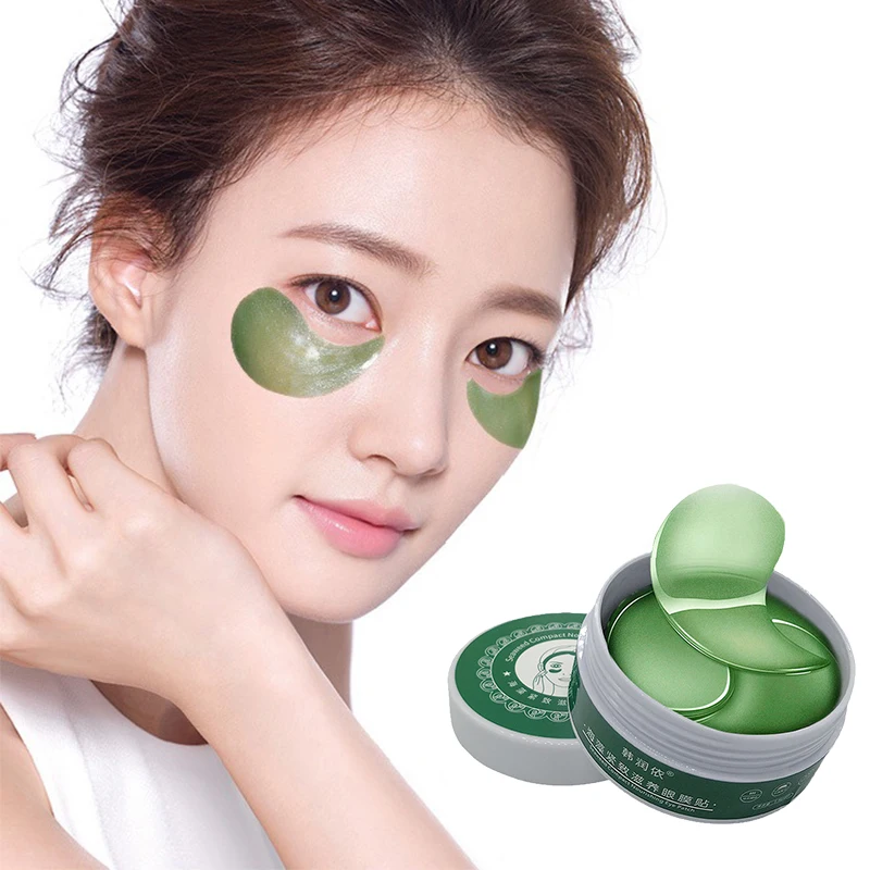 

Hyaluronic Acid Repair Eye Patches Remove Dark Circles Moisturizing Eye Mask 60pcs Crystal Collagen Gel Mask Eye Skin Care