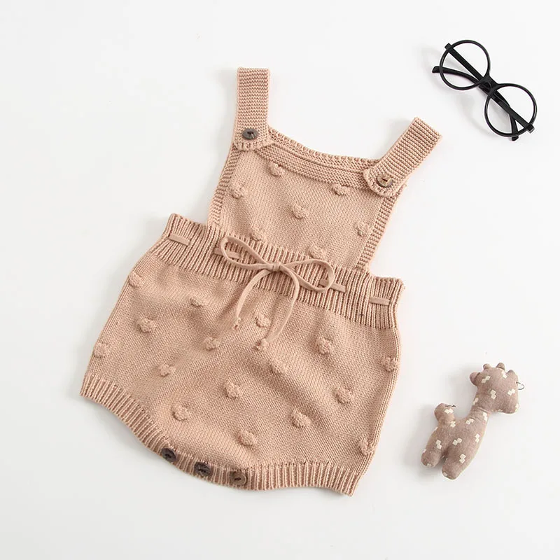 2020 Infant Newborn Girls Romper Autumn Baby Knitted For Boys Jumpsuit Toddler Baby Clothes Overalls Woolen Knit Baby Romper