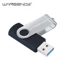 WANSENDA USB Flash Drive Rotation Pen Drive 32GB 64GB Usb Stick 3.0 16GB 128GB 256GB Pendrive Flash Memory Stick for Tablet PC